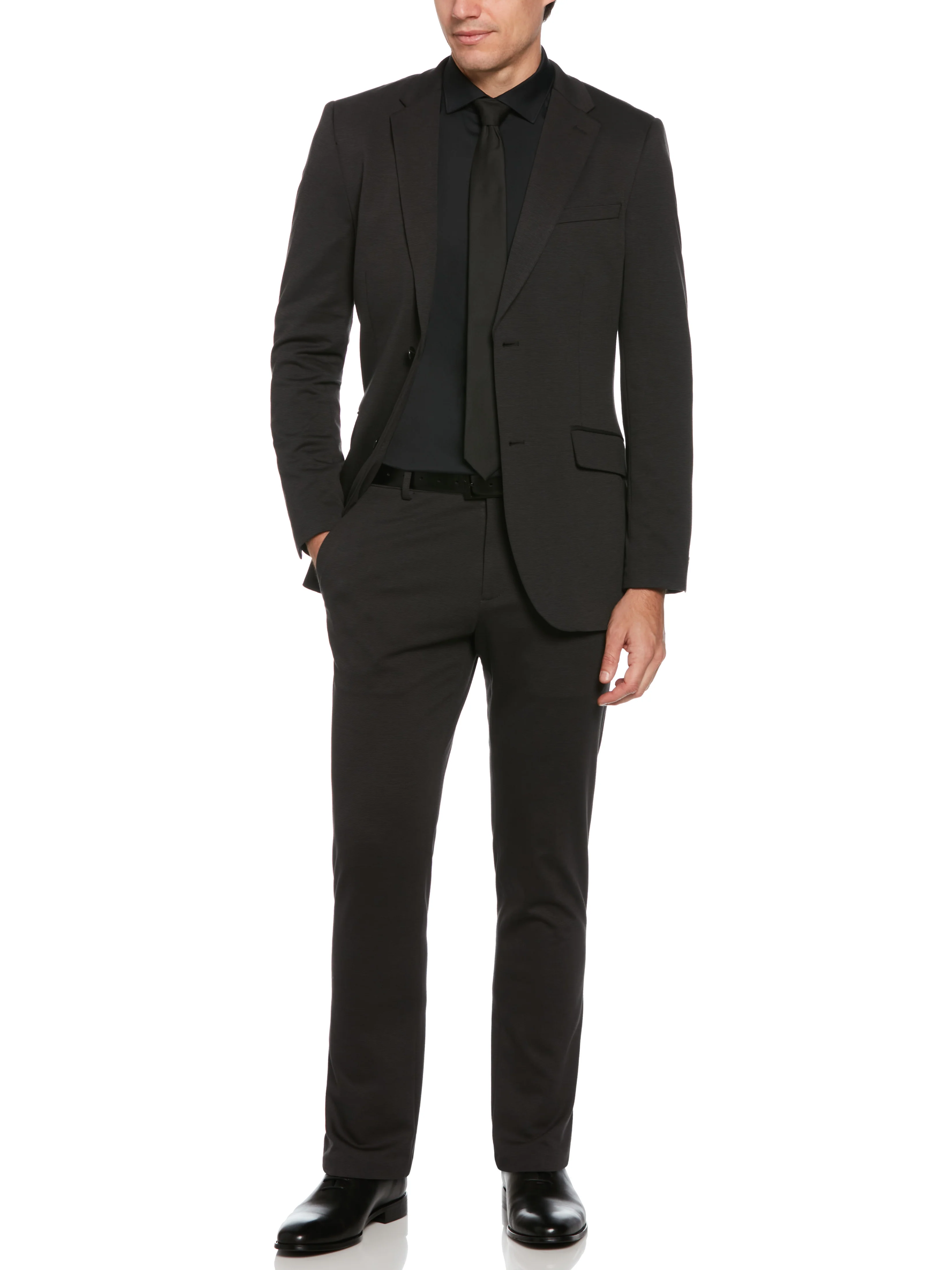 Very Slim Fit Neat Knit Suit Jacket - Image 11
