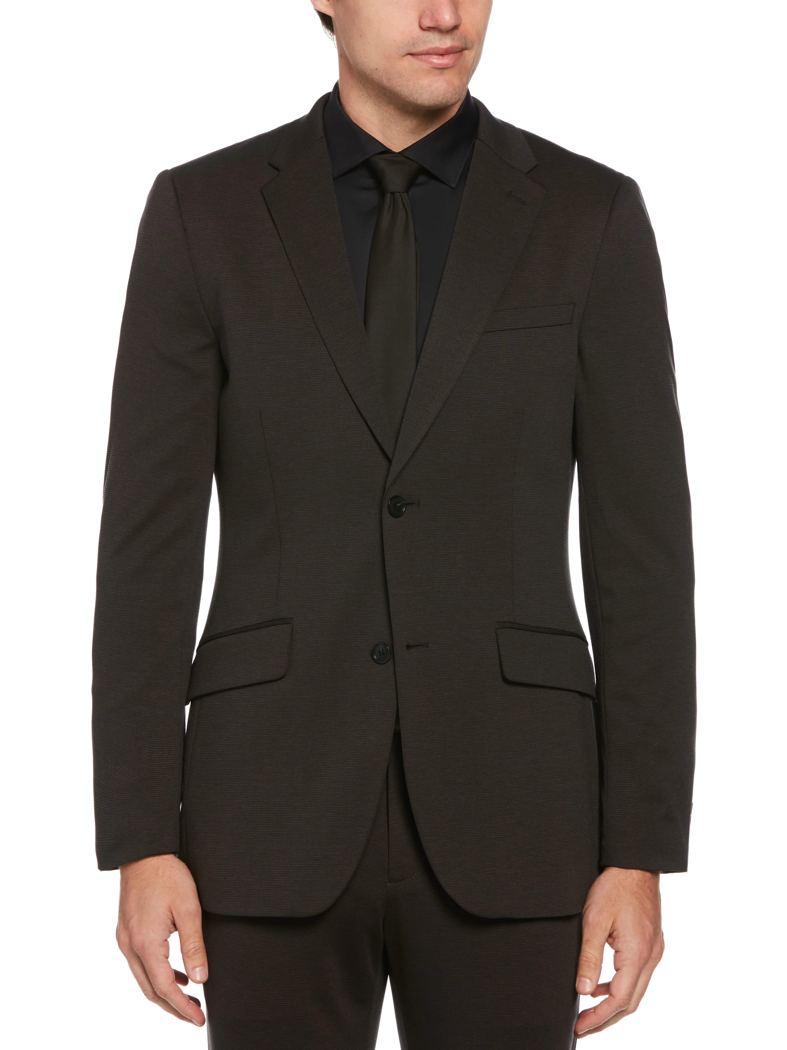 Very Slim Fit Neat Knit Suit Jacket - Image 7
