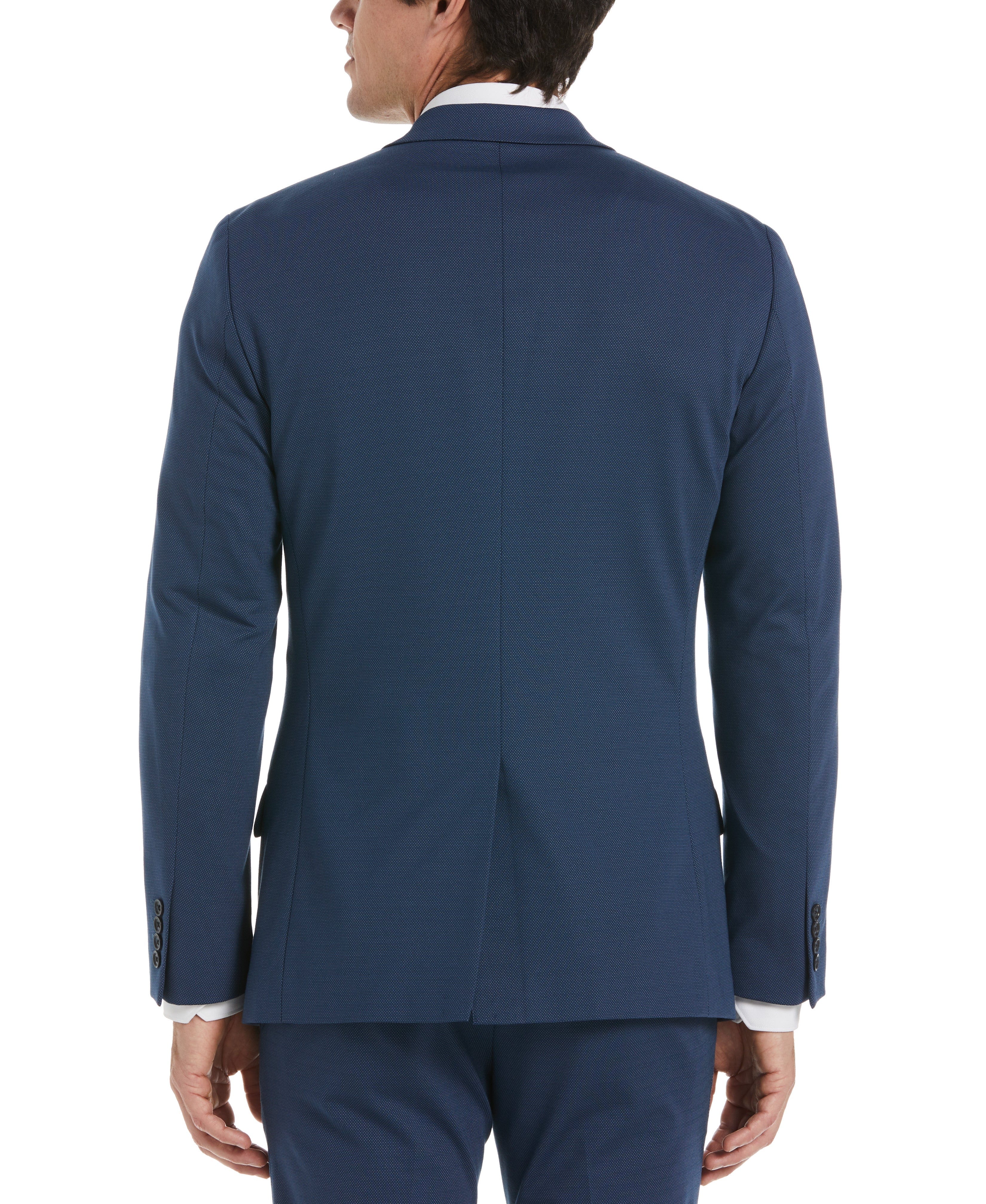 Very Slim Fit Textured Stretch Knit Suit Jacket - Image 2
