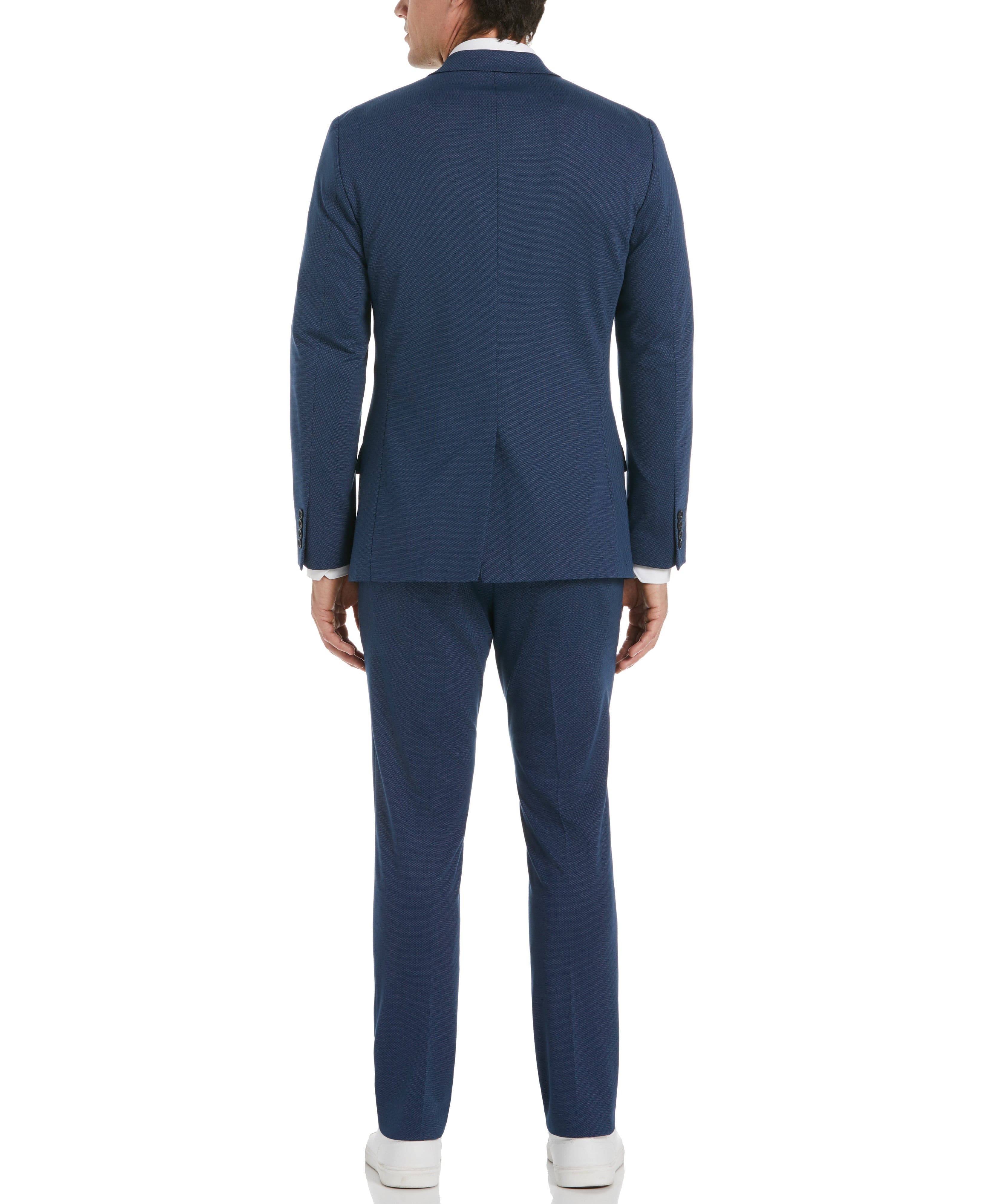 Very Slim Fit Textured Stretch Knit Suit Jacket - Image 6