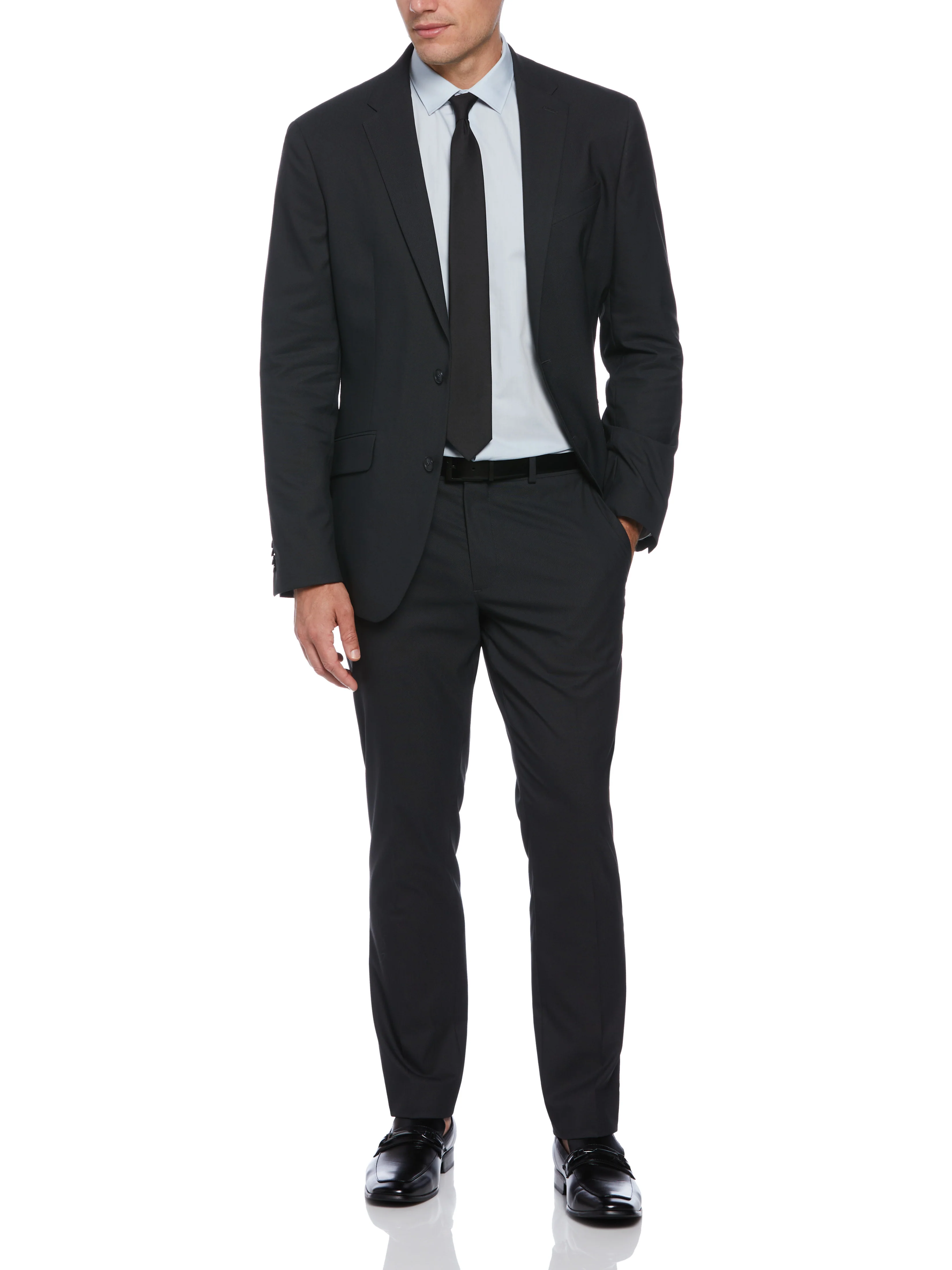 Slim Fit Stretch Washable Suit Jacket - Image 10