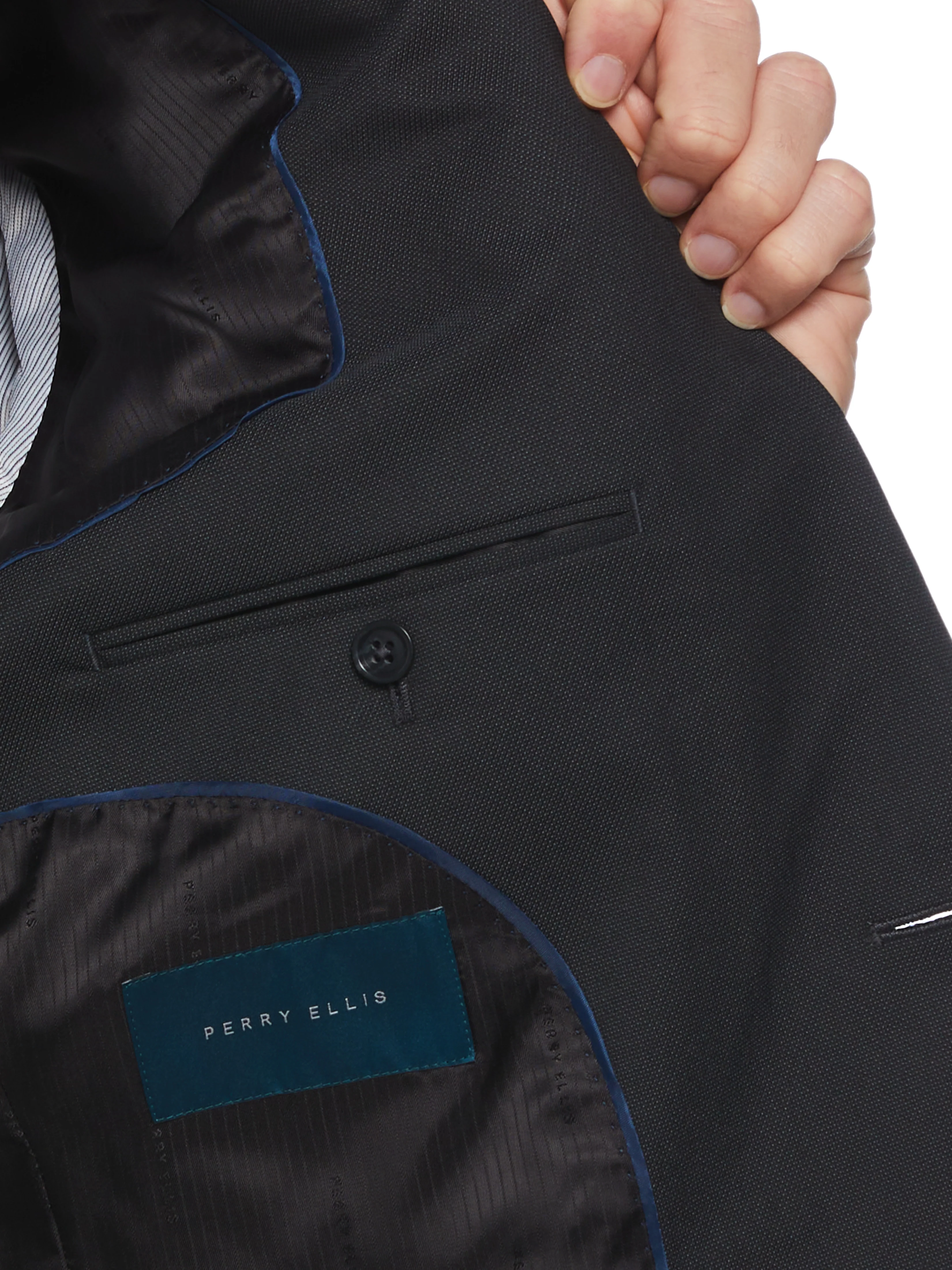 Slim Fit Stretch Washable Suit Jacket - Image 9