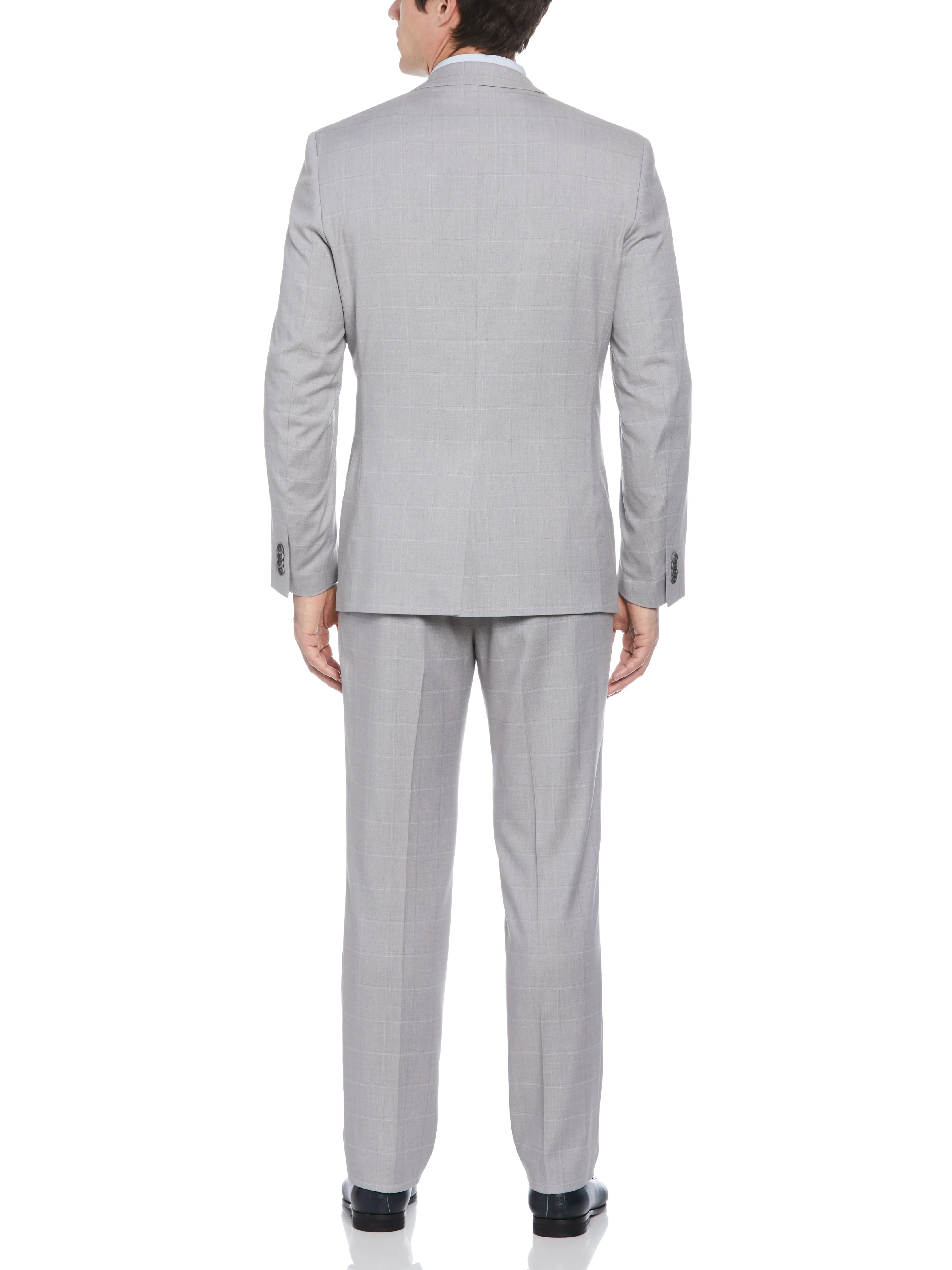 Windowpane Plaid Suit Jacket - Image 5